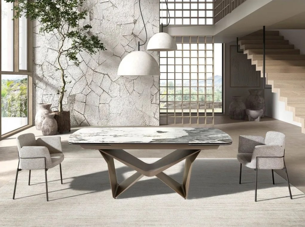 Scaun modern design italian, Tesatura, Grey