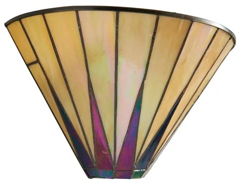 Endon 64046 - Aplică de perete Tiffany DARK STAR, 1xE14/40W/230V