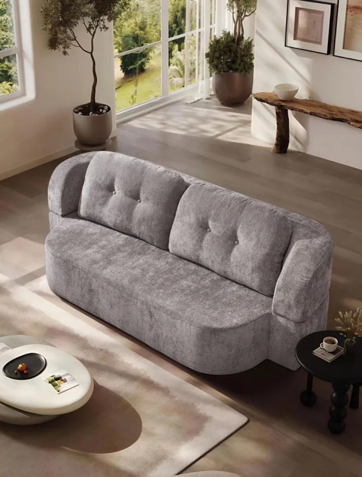 Canapea extensibilă din spumă cu memorie – 200x100x70 cm – design modern și funcțional (Culoare: Verde)