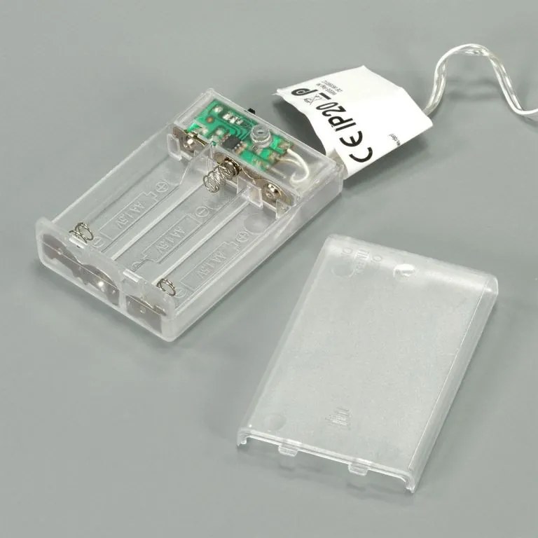 Set de 2 reni scânteietori 45 LED-uri cu temporizator, alb c