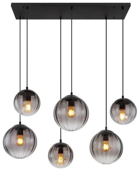 Lustră pe cablu Globo 15216-6 DALLERTA 6xE27/60W/230V