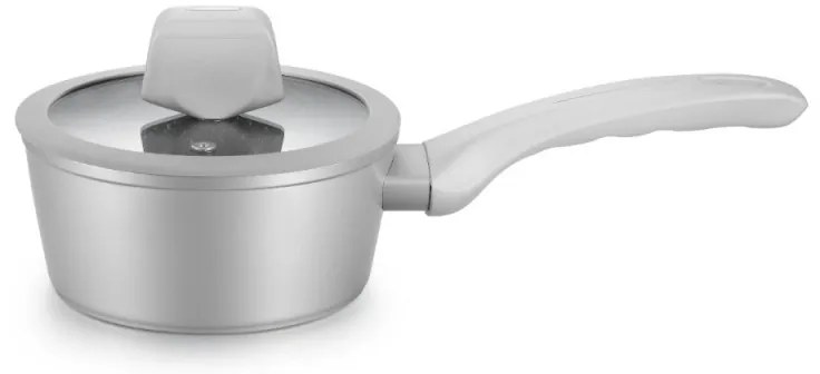 Set oale si tigai Royalty Line T010-Silver, Aluminiu, 10 piese, Acoperire marmura, Argintiu