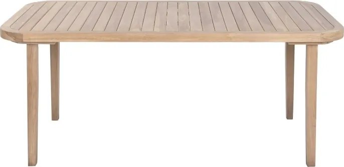Masă dining pentru exterior din lemn de tec 180 cm finisaj natural, „Malindi”