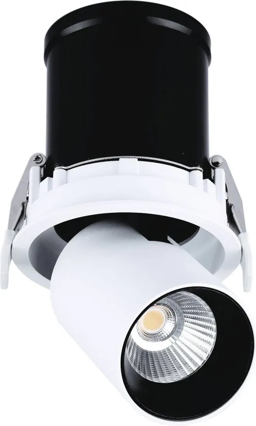 Spot LED 2700K incastrabil GARDA 6cm alb