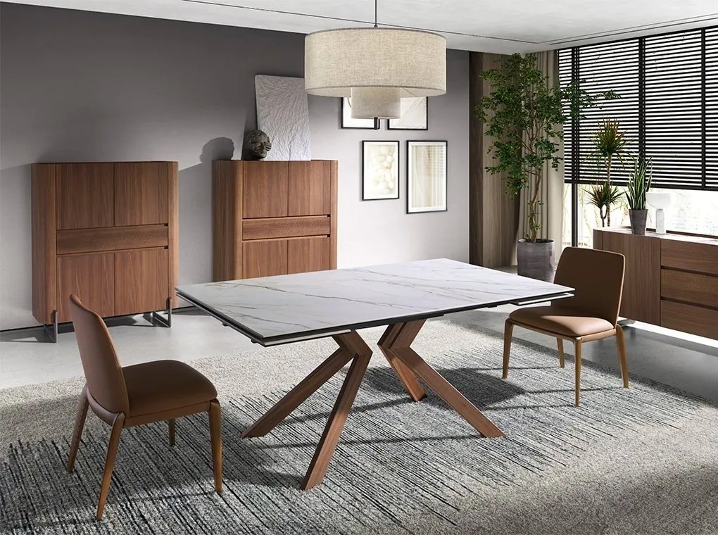 Scaun deosebit design LUX Walnut