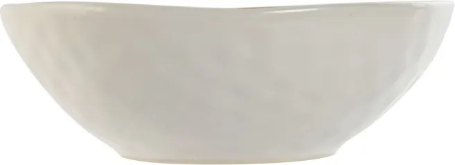 Bol shabby emailat galben din ceramică cu finisaj lucios – "Floralis"