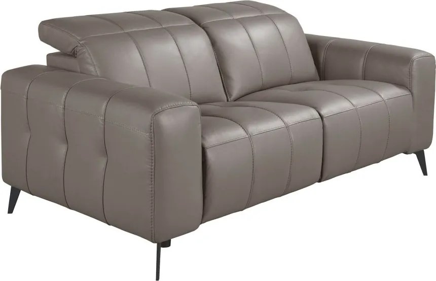 Canapea 2 locuri design italian, Functia Relax, Cowhide gri