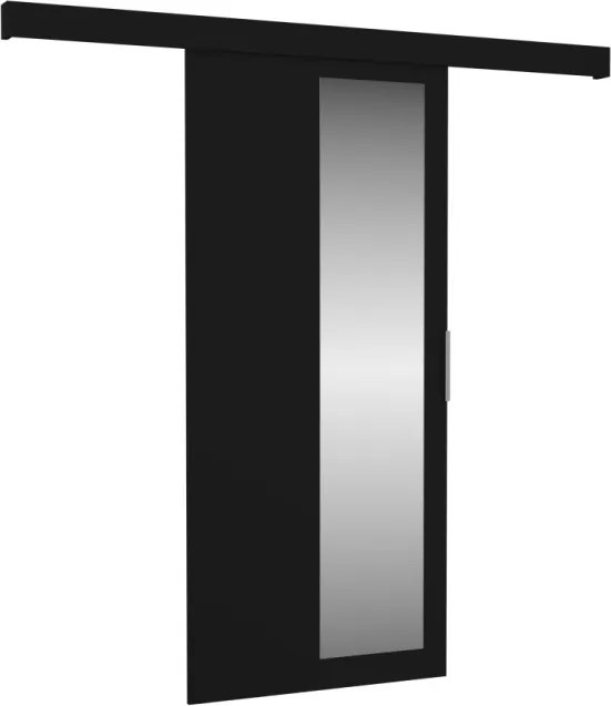 Usa glisanta cu oglinda, Malta, ADRK Furniture (Culoare: Alb, Latime: 86 cm)