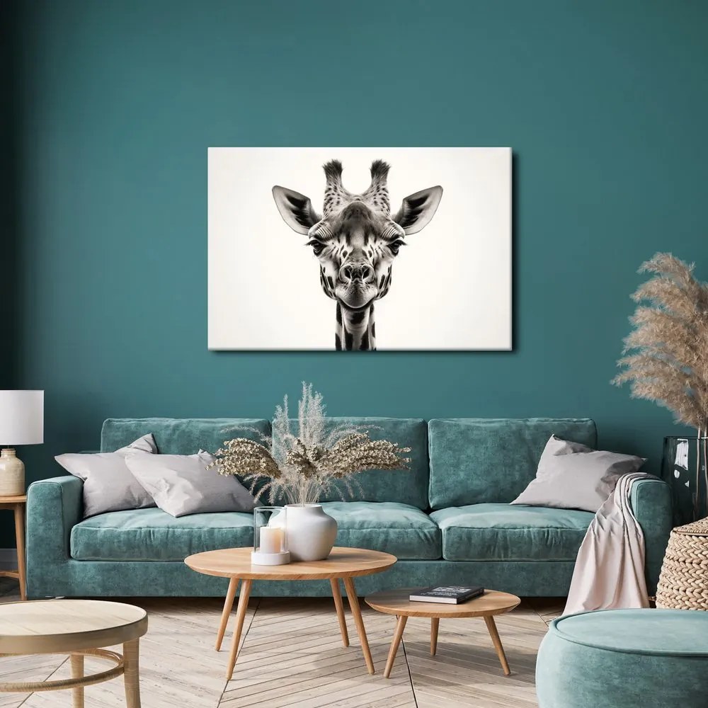 Tablou portret girafă