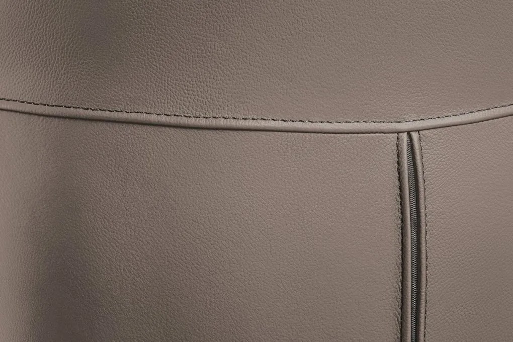 Scaun pivotant modern, Piele Naturala, Maro, PAPILLON