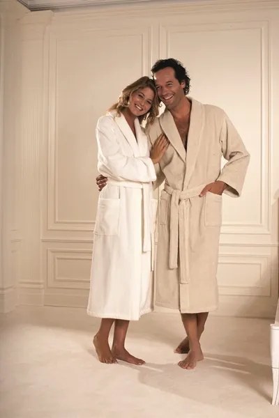 Halat de baie unisex MICRO COTTON XL Pudrat