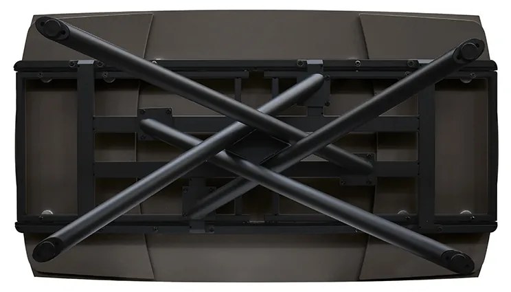 Masa ceramica extensibila Sahara Noir 140 x 90 x 75 cm