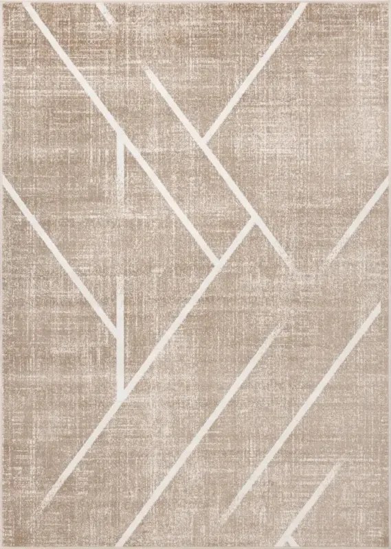 Covor Cu Linii Arlo Dark Beige Selectează mărime: 080 X 150