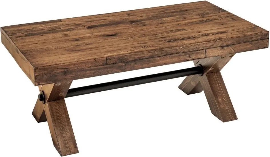 Masuta de cafea design industrial GOLIATH 110cm pin