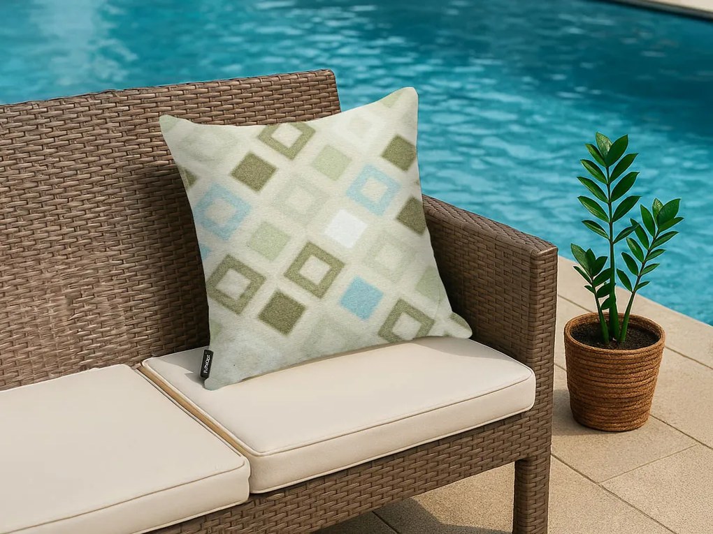 Perna de exterior MADISON GRIDS 50x50 cm, bej