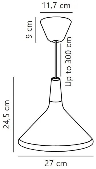 Lustră pe cablu DFTP by Nordlux NORI 1xE27/40W/230V