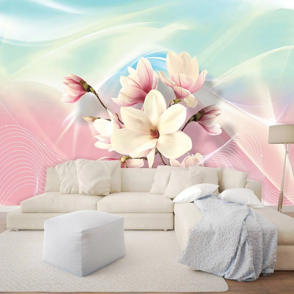 Fototapet - Magnolii abstracte (152,5x104 cm)