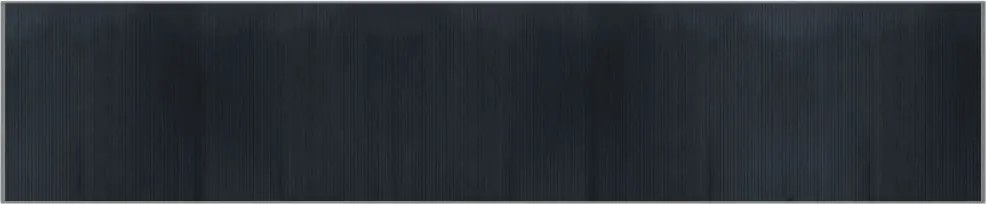 vidaXL Covor dreptunghiular, gri, 100x1000 cm, bambus
