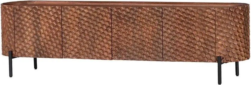 Comoda TV cu model 3D tip fagure ADLON 200cm