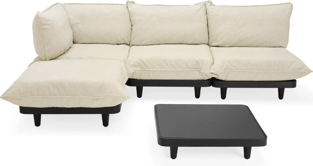 Set de grădină Paletti Large cu masă, culori multiple - Fatboy Culoare: nisipos