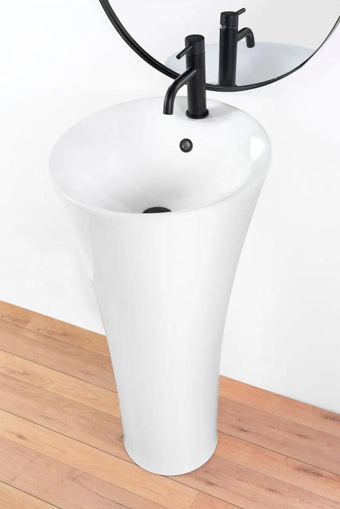 Lavoar Agnes freestanding ceramica sanitara - H87 cm