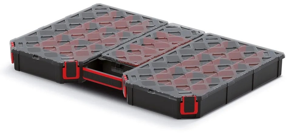 Organizator servieta 57,7 x 39 x 6 cm, separatoare, negru