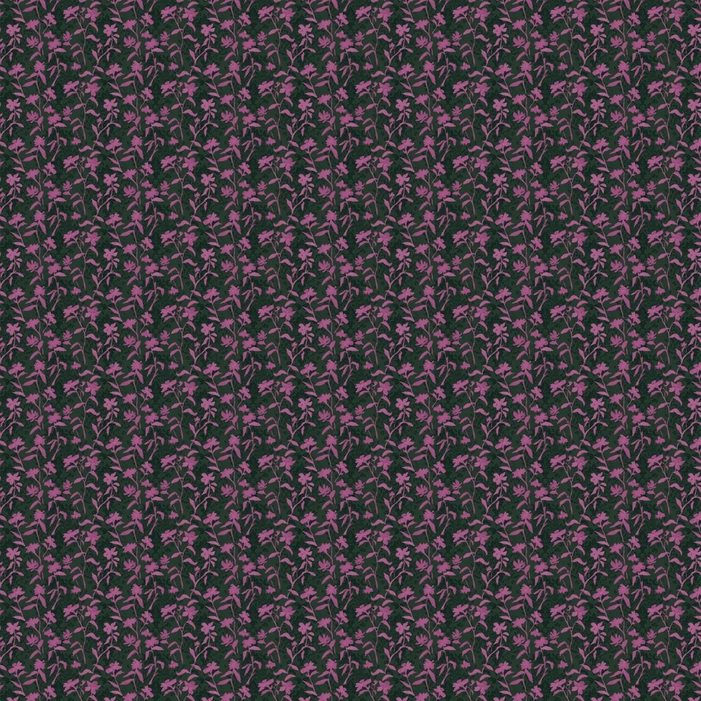 Tapet lavabil Blooming Damask, Fuchsia, TresTintas 5mp / rola