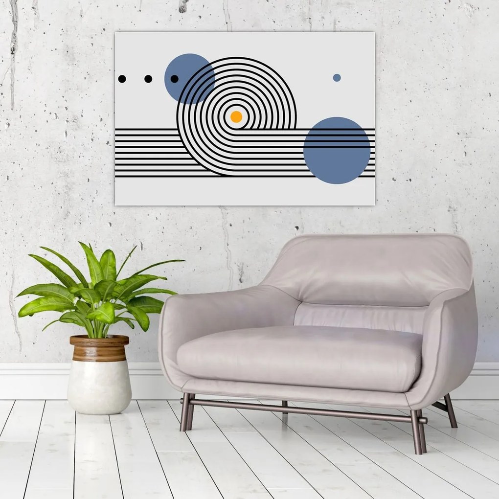 Tablou - Abstracție minimalistă N⁰1 (90x60 cm)