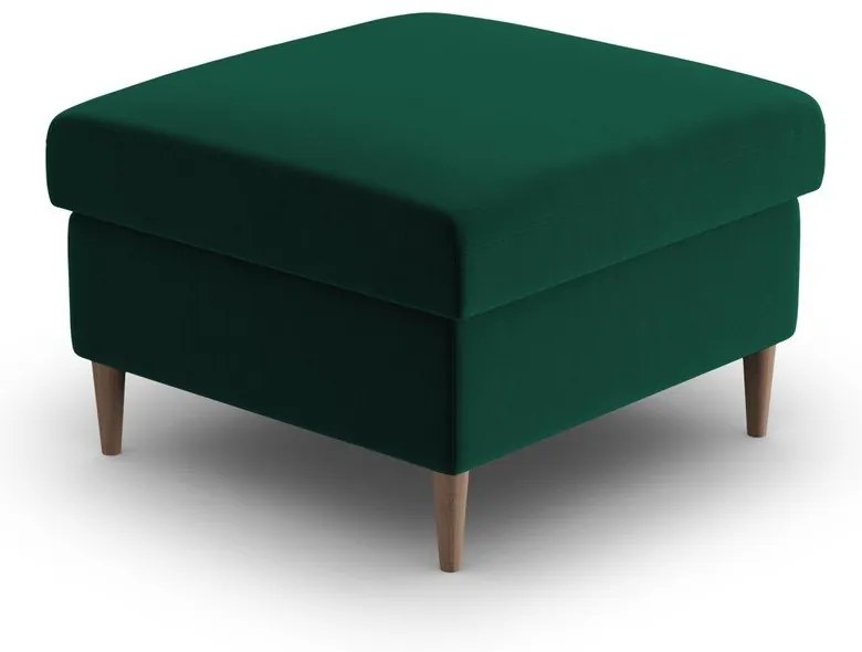 Taburet verde cu tapițerie din catifea Kyoto – Cosmopolitan Design