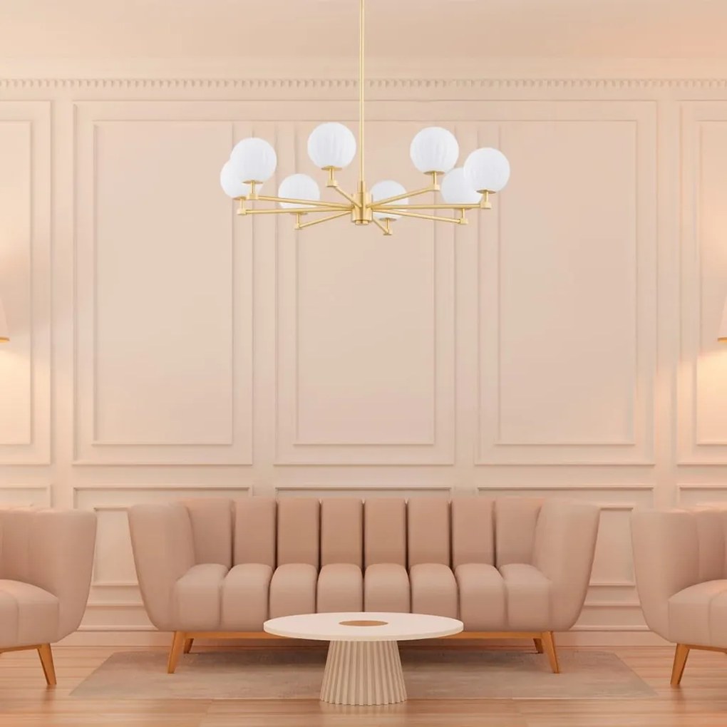 Candelabru 8 brate design modern Paloma