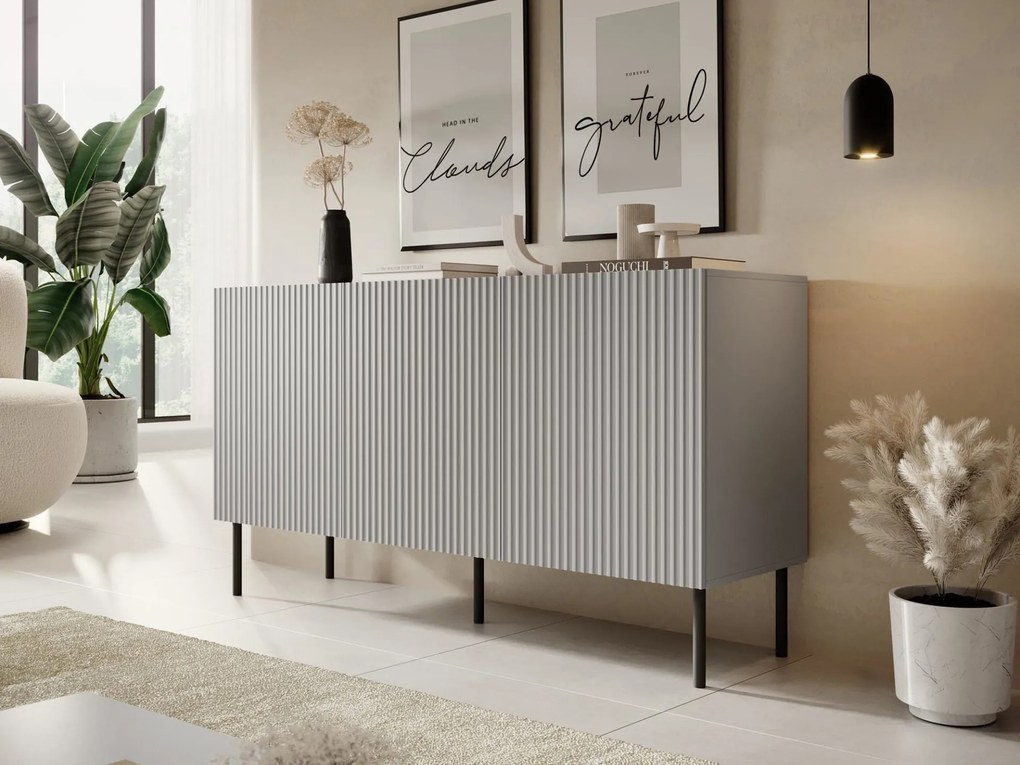 Dulap Asania (Negru + Gri). 1049356