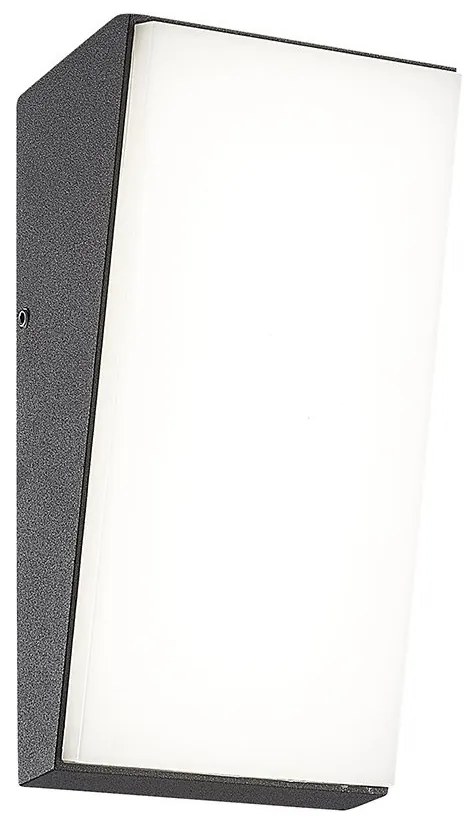 Aplica LED iluminat exterior modern IP65 SOLDEN gri inchis