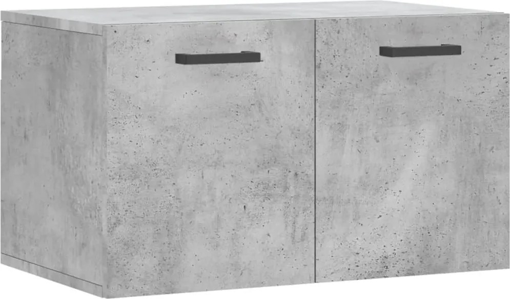 vidaXL Dulap de perete, gri beton, 60x36,5x35 cm, lemn prelucrat