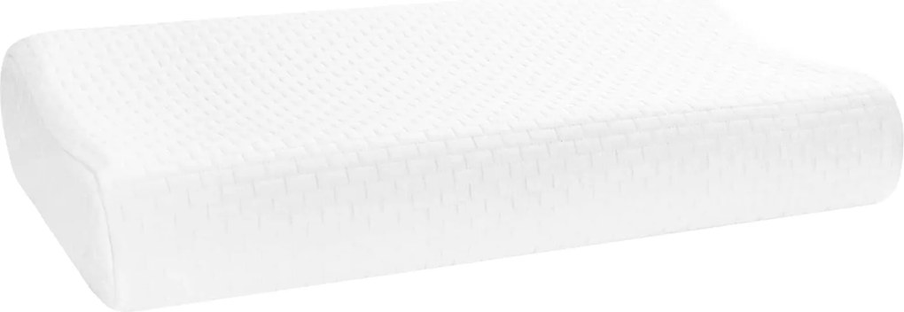 vidaXL Perna de Somn Simplu Alb 80 x 40 x 12,5 cm Spumă cu Memorie