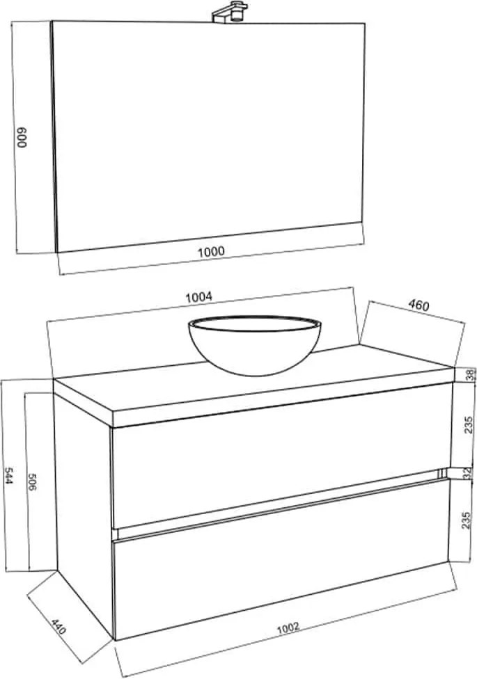 Set lemn masiv Mobilier Baie Carter Configurabil 80/100cm