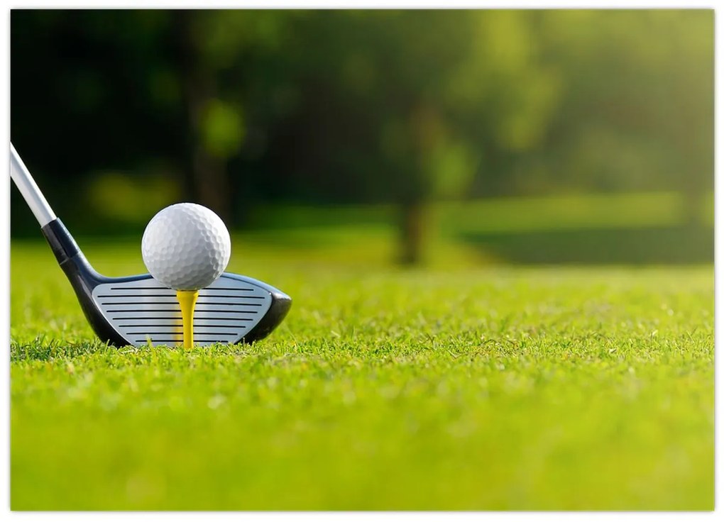 Tablou pe sticlă - Golf (70x50 cm)