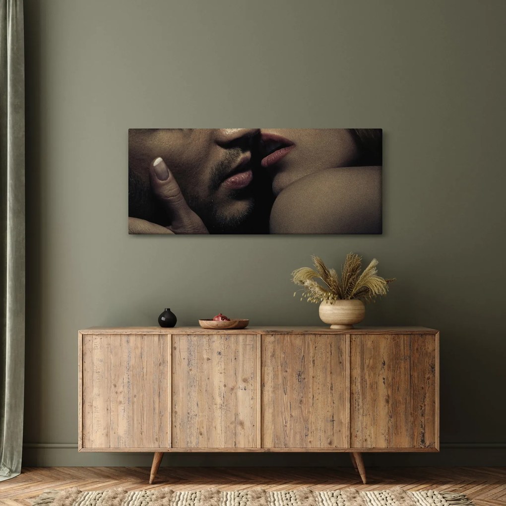 Tablou - Sărutul (120x50 cm)