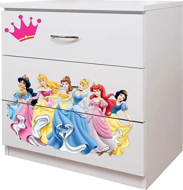 Comoda 3 sertare Printese