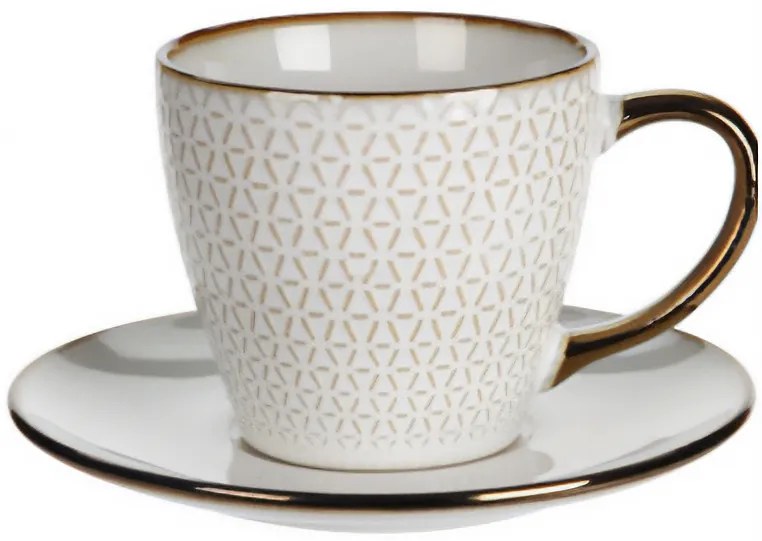 Cana pentru cafea sau ceai cu farfurioară DUNE, 210 ml