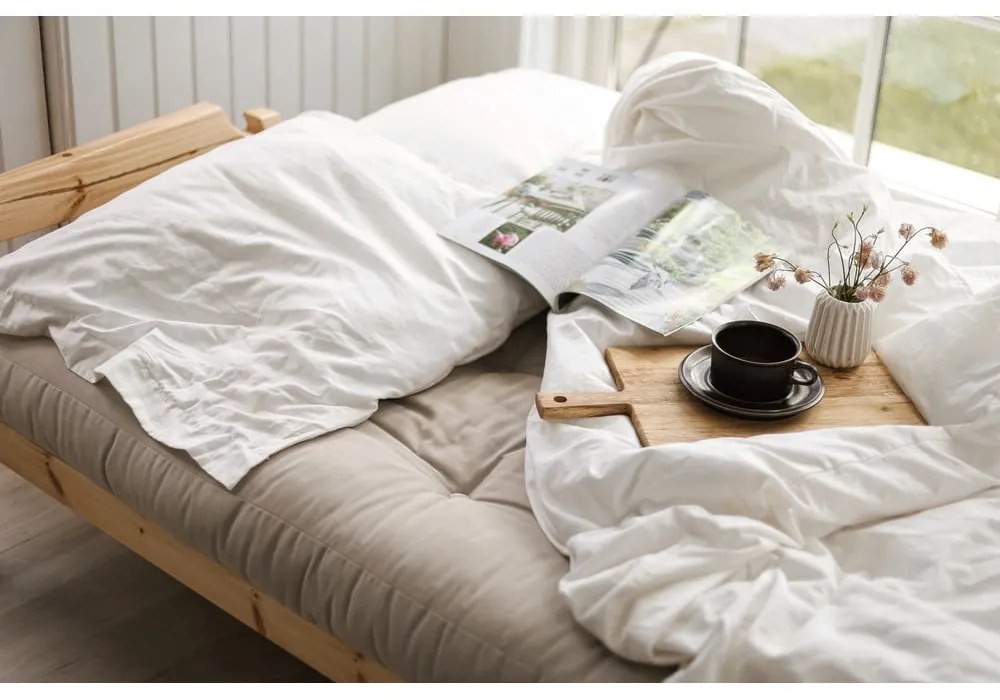 Canapea maro extensibilă 204 cm Grab - Karup Design