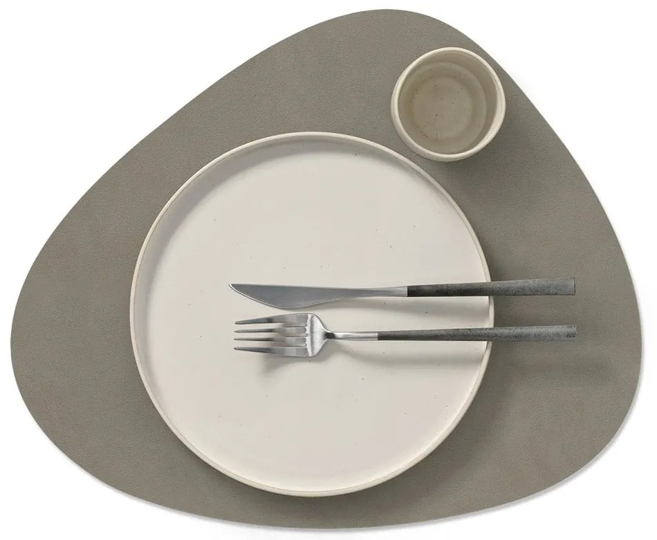 Suport pentru farfurii din piele ecologică 37x44 cm Curve L Double Nupo – LIND DNA