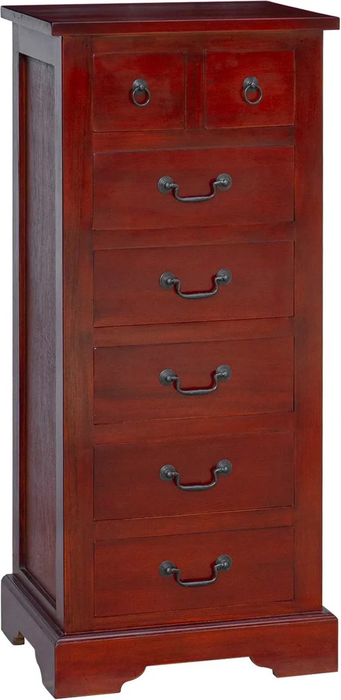 vidaXL Comodă cu sertare Maro 45 x 35 x 100,5 cm Lemn masiv de mahon