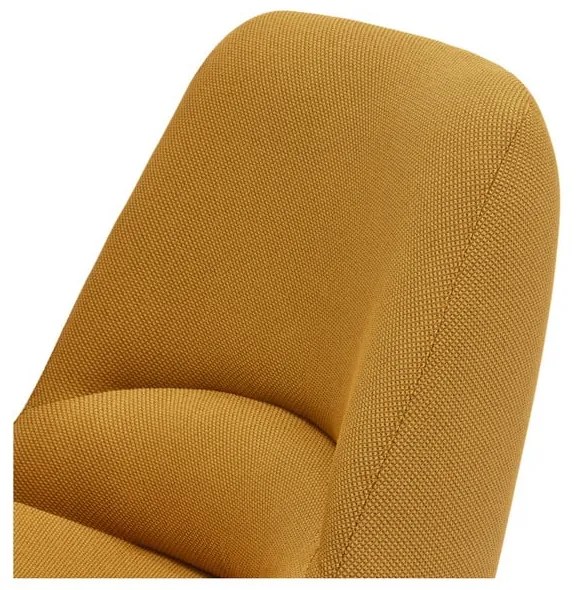 Fotoliu Teulat Dins, înălțime 90 cm, galben