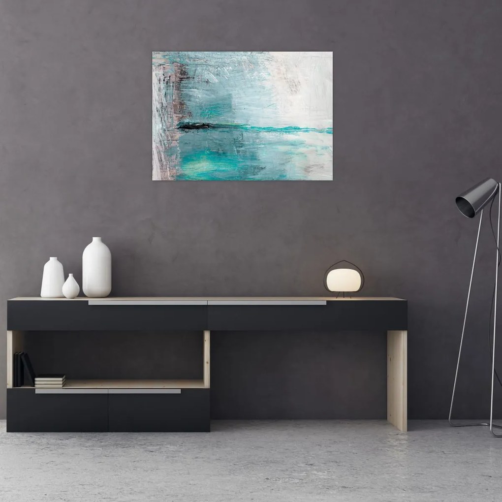 Tablou - pictură abstractă în ulei (70x50 cm)