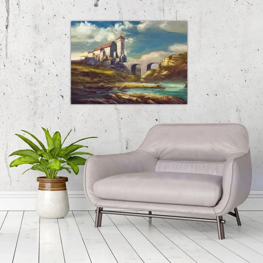 Tablou - Castelul medieval (70x50 cm)