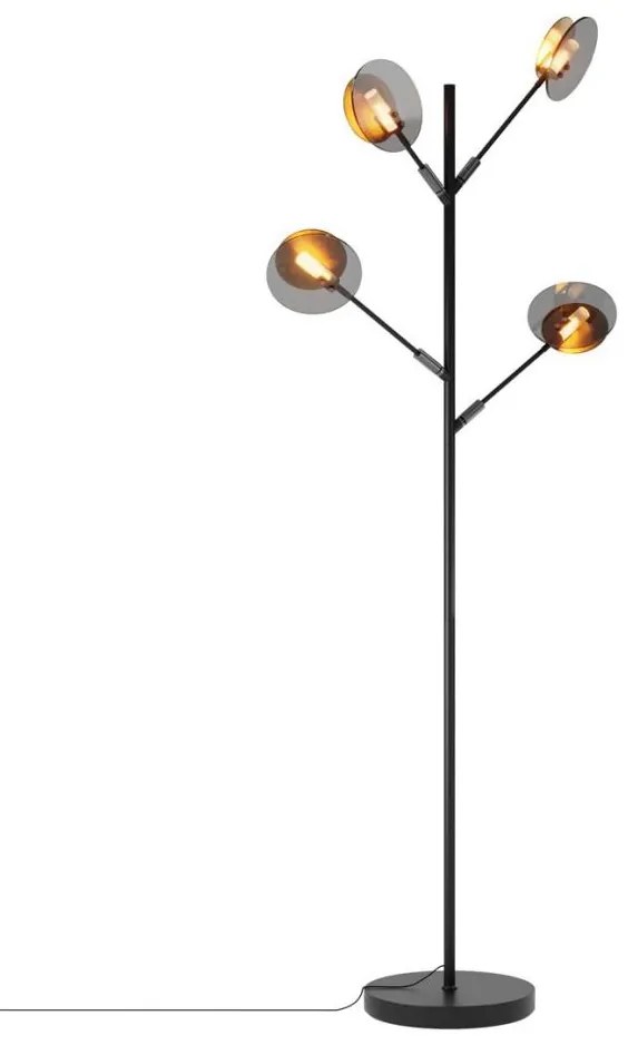 ByRydens Lampă de podea TURNO 4100960-4002 1xG9/4W/230V