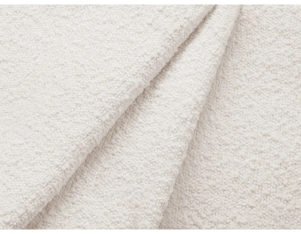 Canapea crem extensibilă, cu spațiu de depozitare cu tapițerie din țesătură bouclé 222 cm Bali – Cosmopolitan Design