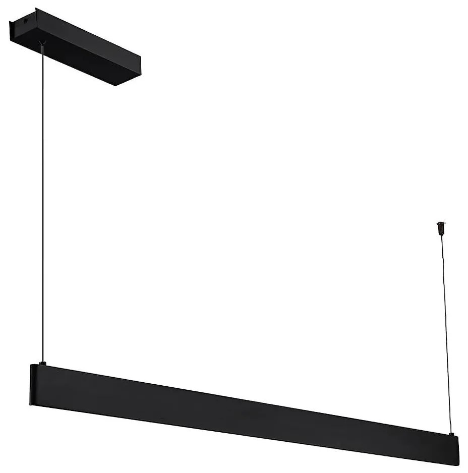 Lustră LED LINEA pe cablu, 36W, 230V, 3000/4000/5700K, CRI 90, negru