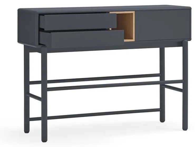 Masă consolă gri închis 35x120 cm Corvo - Teulat