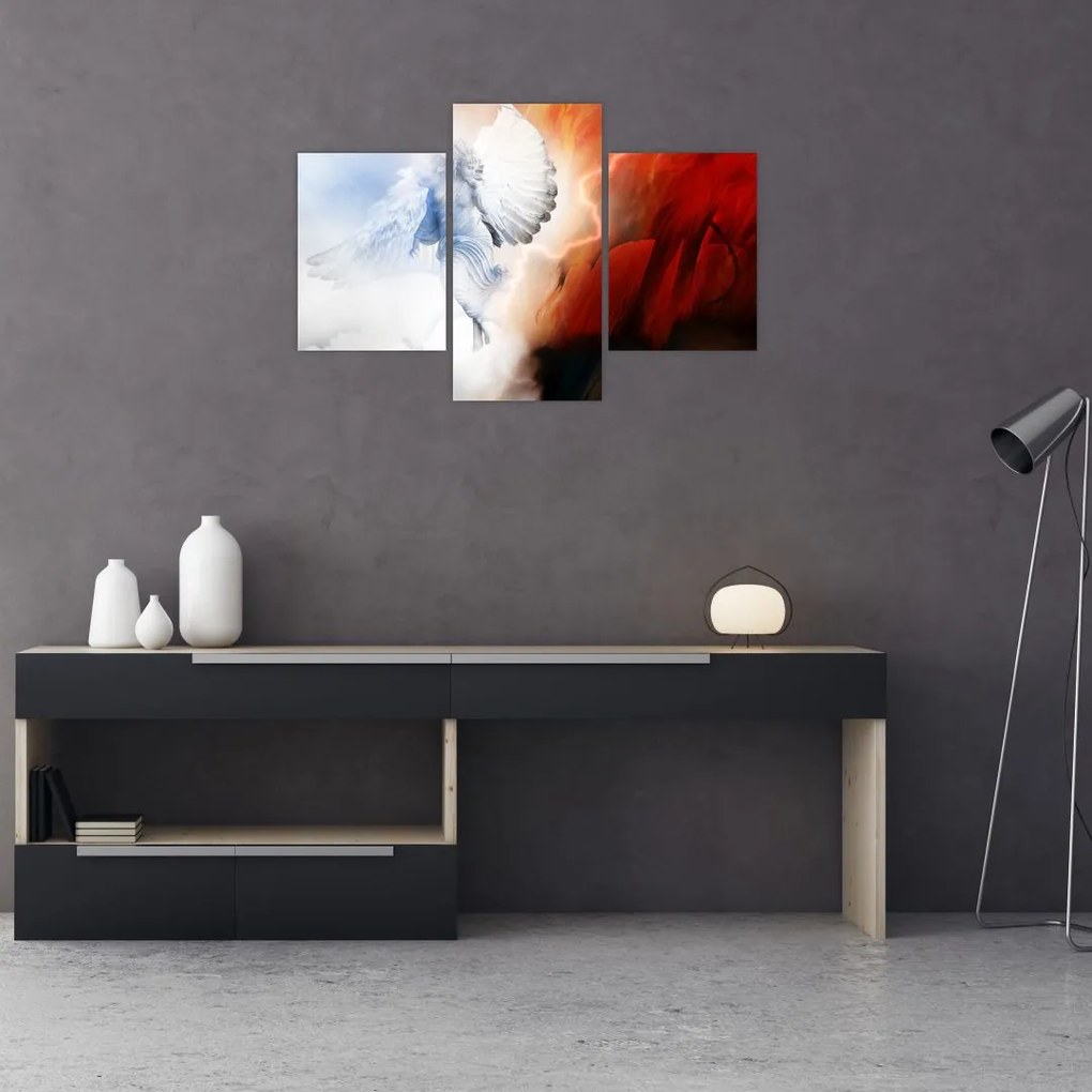 Tablou - Binele și răul (90x60 cm)